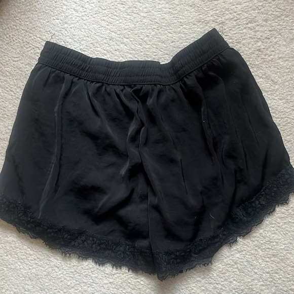 Silky Black Shorts - Picture 3 of 3